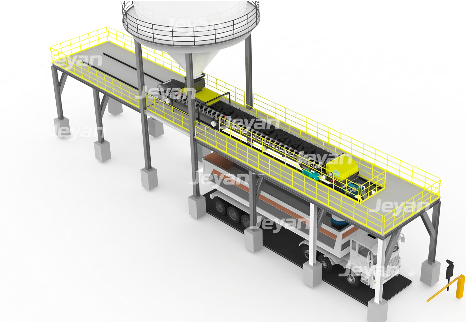 Traveling Belt Loading Mechanism