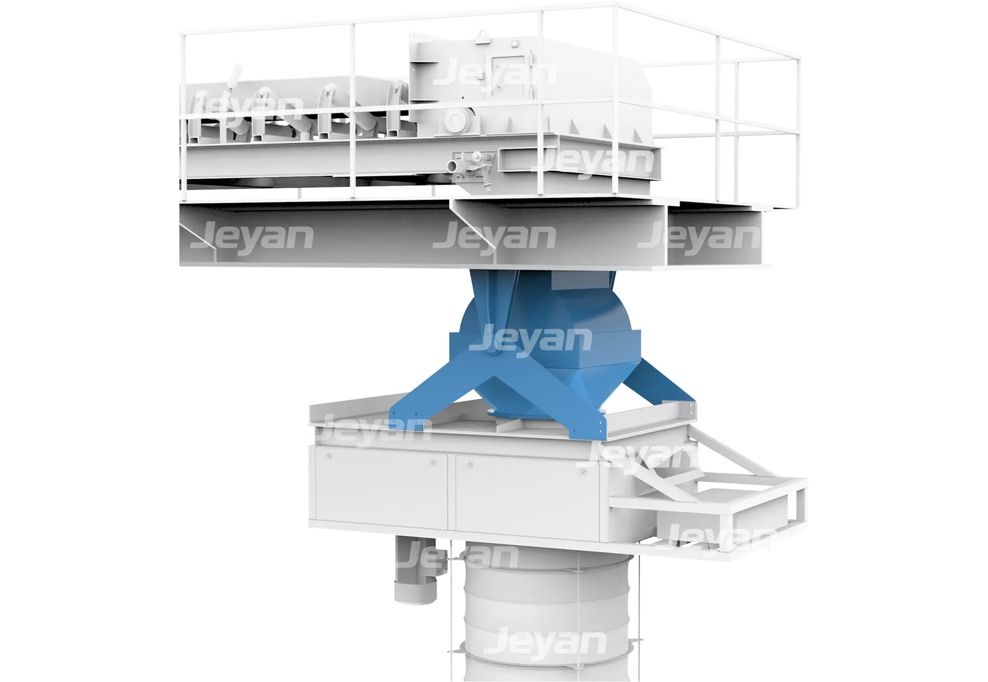 Pivoting Inlet Hopper